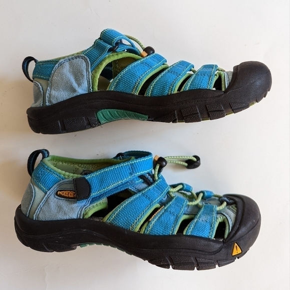 Keen Big Kids Sandals Blue Green Unisex Boys Girls 2 - Picture 2 of 10
